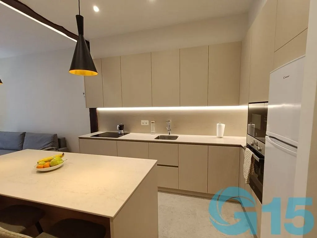 Cucina - Apartment with Balcony in Central San Sebastián