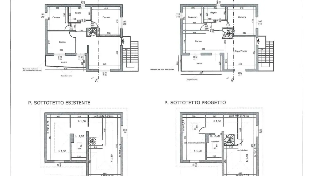 Plaan - Villa with Terrace in Capriate San Gervasio