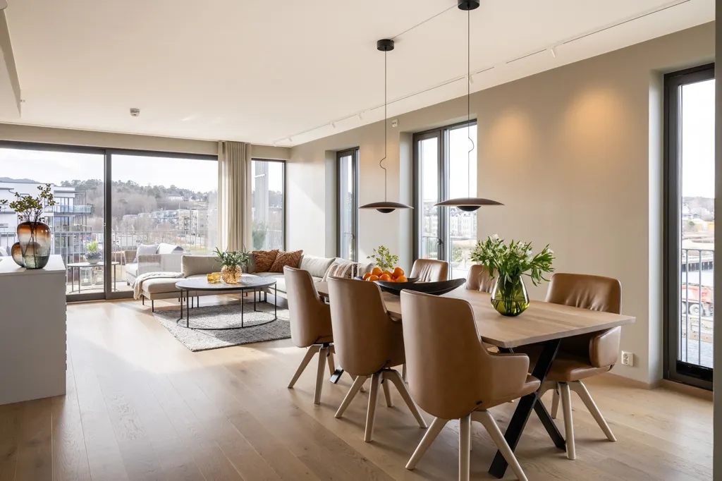 Söögituba - Apartment with Two Terraces in Grilstad Marina