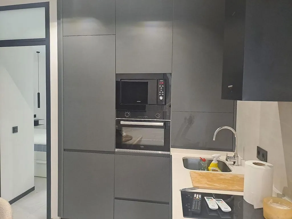 Kitchen - 1-Bedroom Flat with Terrace in Chueca, Madrid