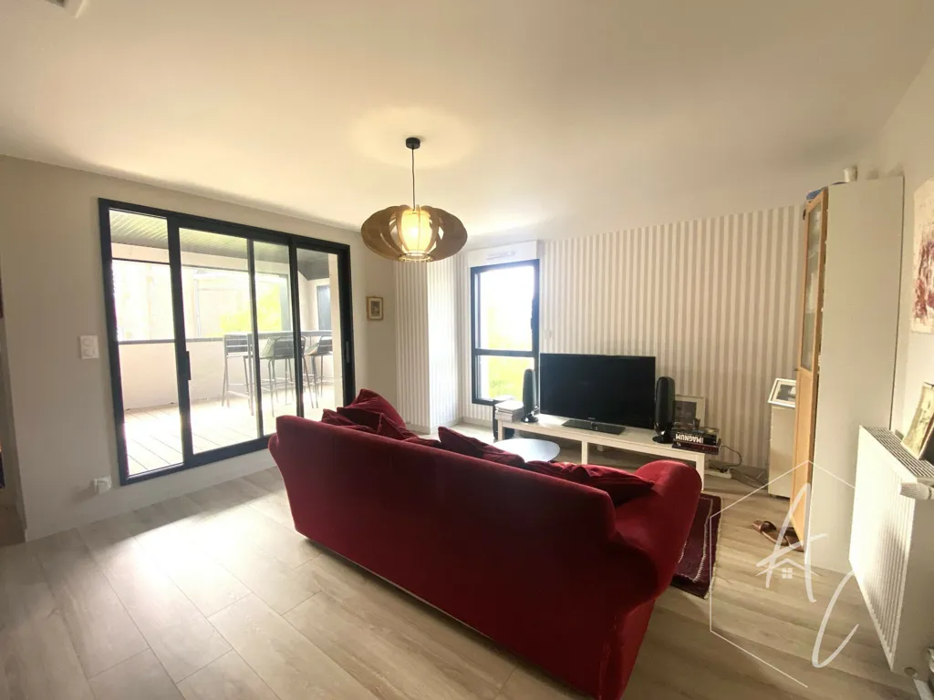 Wohnzimmer - Contemporary Sea View House in Cancale