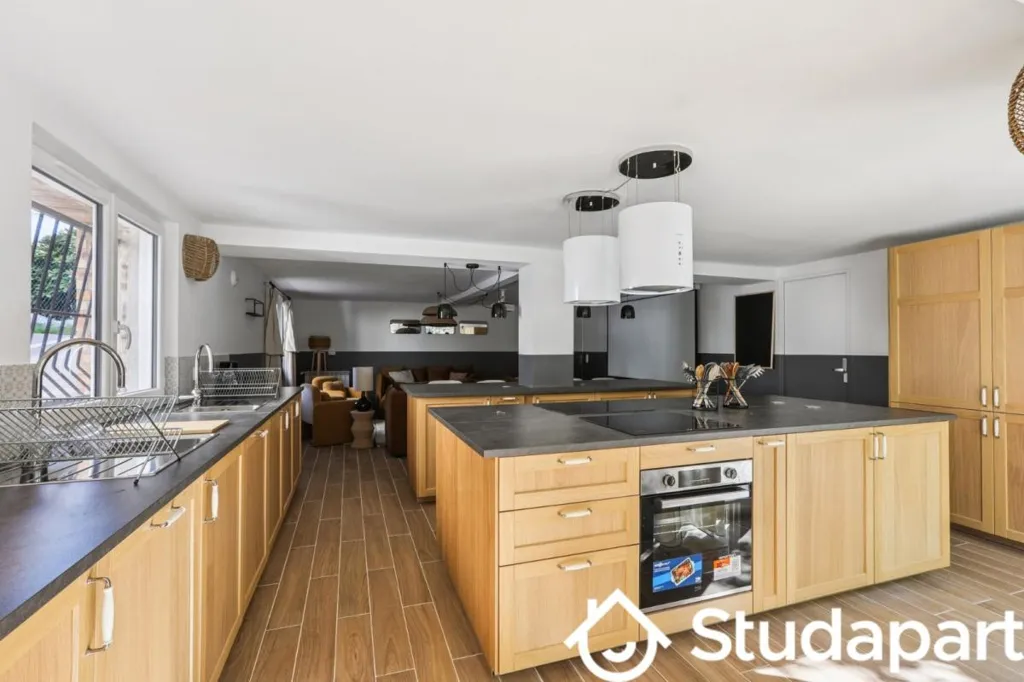 Cuisine - Chambre en Colocation avec Salle de Bain Privative à Villejuif