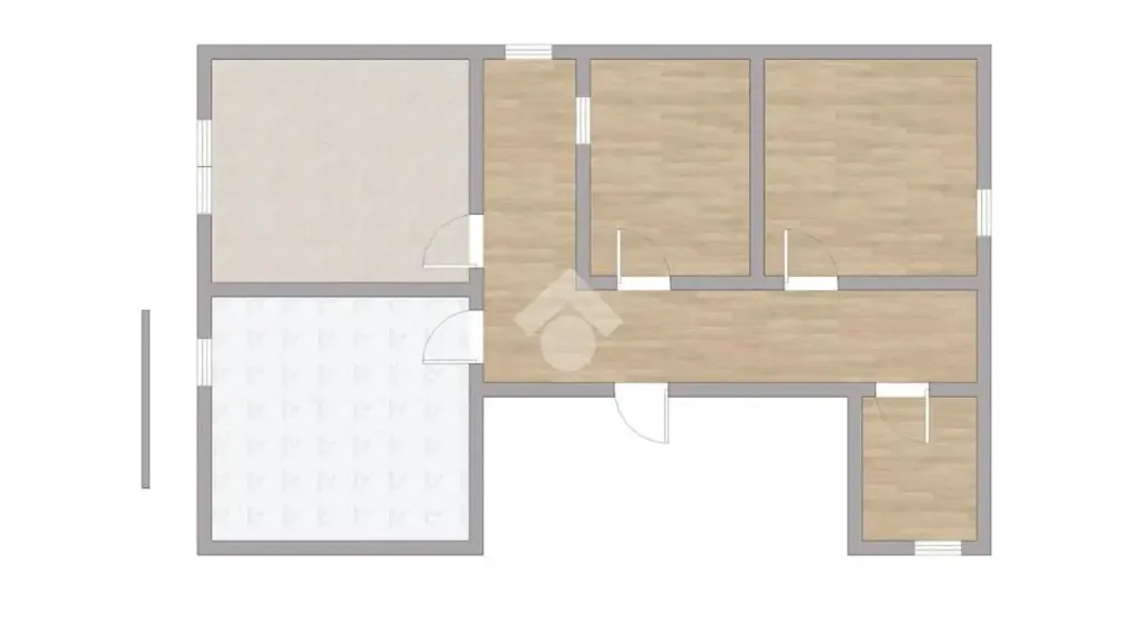 Floor Plan - Trilocale with Elevator and Church View in Ceglie Messapica