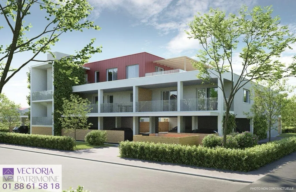 New 3-Piece Flat with Terrace in Alfortville