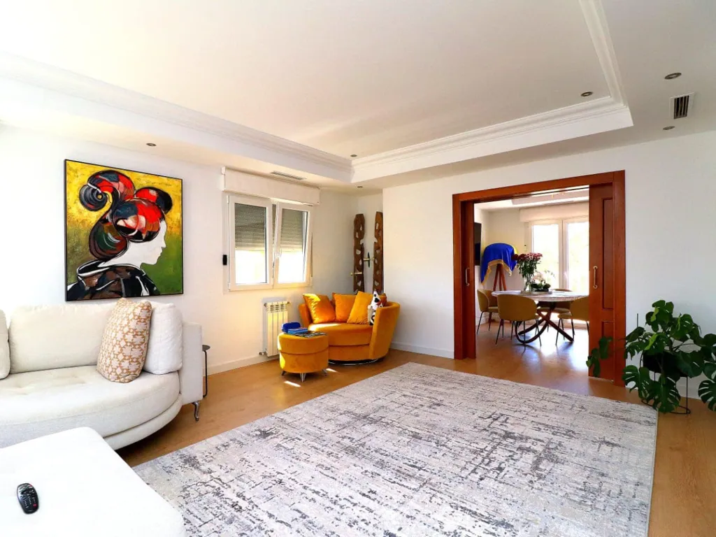 Living Room - Luxury Villa with Pool in Playas de Orihuela