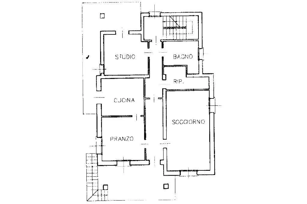 Plan - Villa with Garden in Scandiano Centre