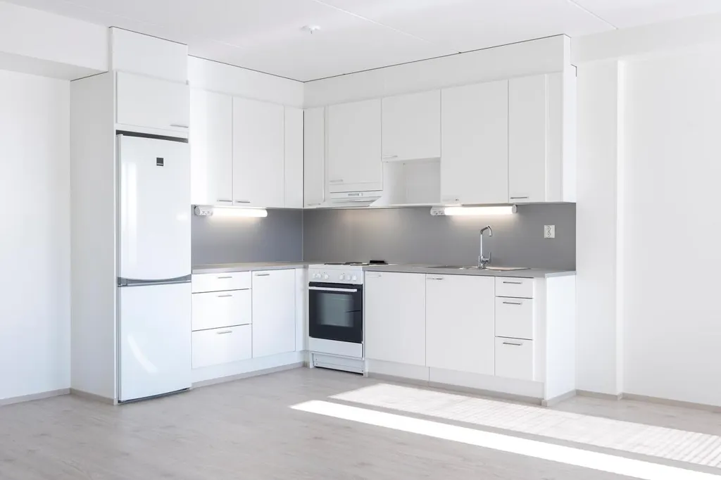 Cuisine - Affordable Apartment with Balcony in Jyväskylä