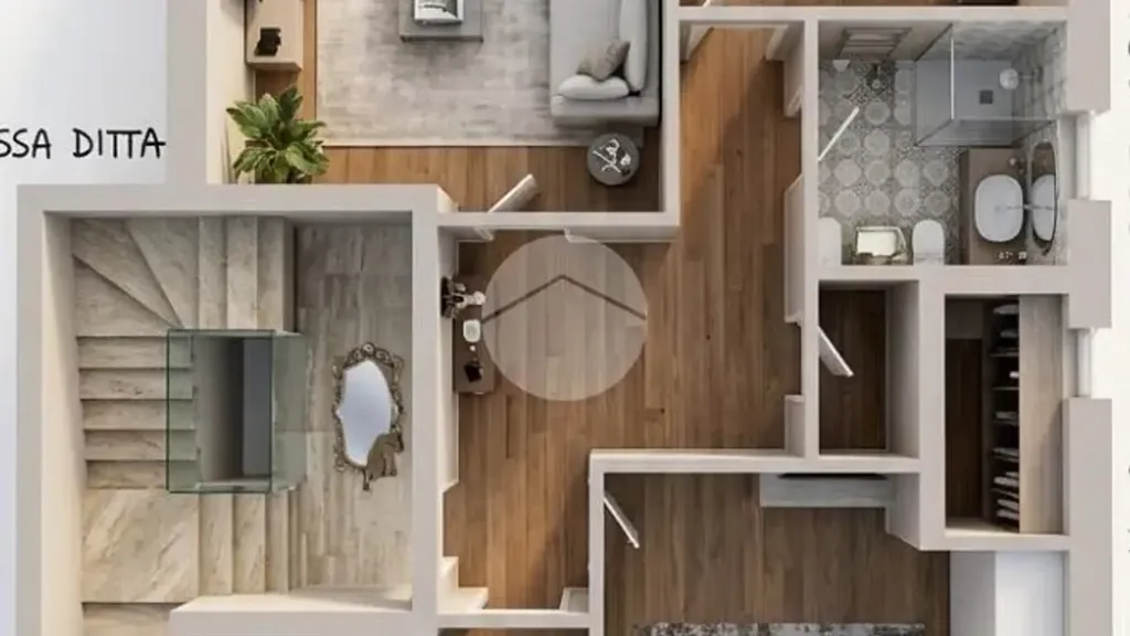 Plaan - Apartment with Balcony in Palermo