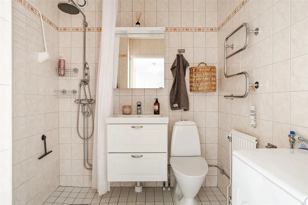 Bathrooms - Renovated Flat with Balcony in Sundsvall