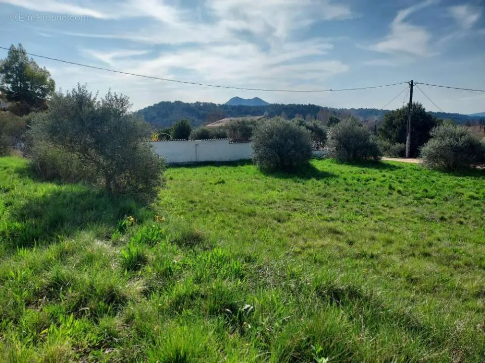 Jardin - Terrain Constructible avec Jardin à Barjols