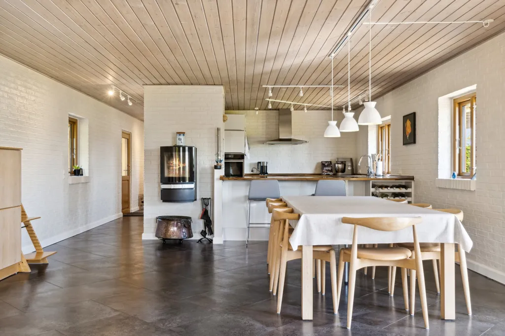 Sala da pranzo - Charming Countryside House with Panoramic Views near Vordingborg
