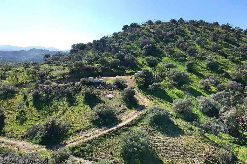 Aerial - Rustic Cottage with Pool in Coín