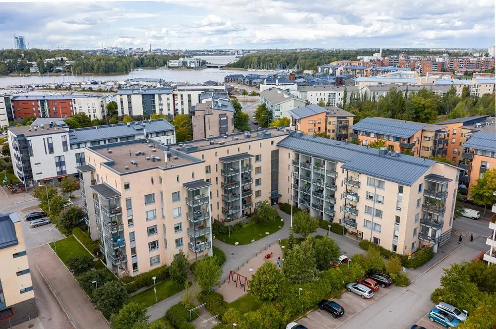 Õhuvaade - Apartment with Sea View in Herttoniemi, Helsinki