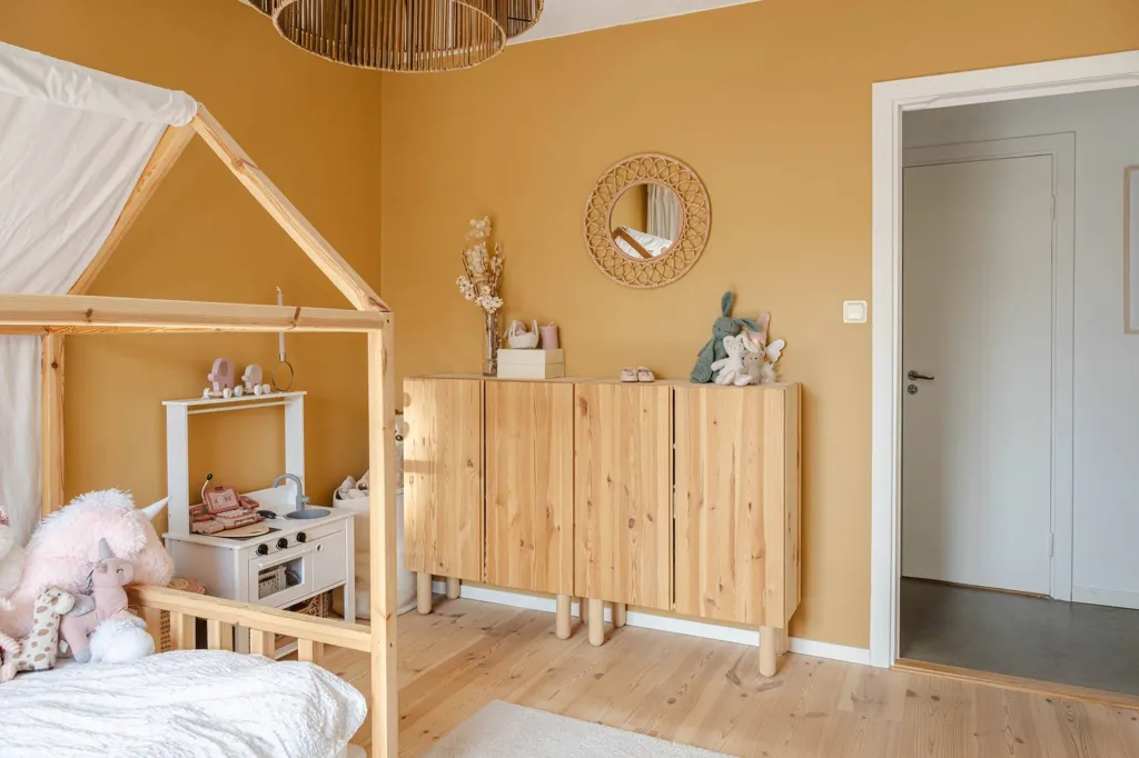 Bedrooms - Gable Flat with South-Facing Balcony in Västerås