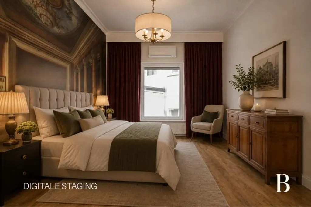 Camere da letto - Heritage House with Staircase in Antwerp