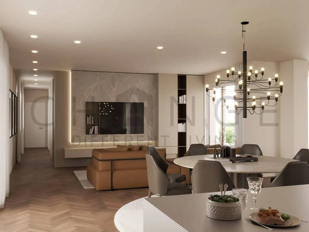 Söögituba - Penthouse with Terraces in Abano Terme