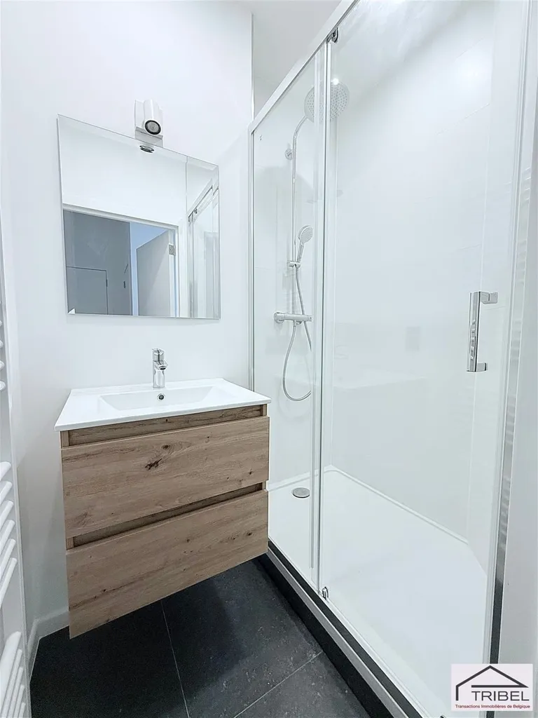 Salles de bain - Duplex Rénové avec Terrasse à Schaerbeek
