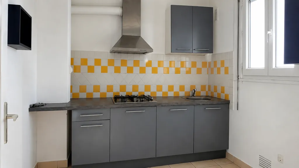 Cucina - 2-Bed Apartment with Balcony in Tarbes