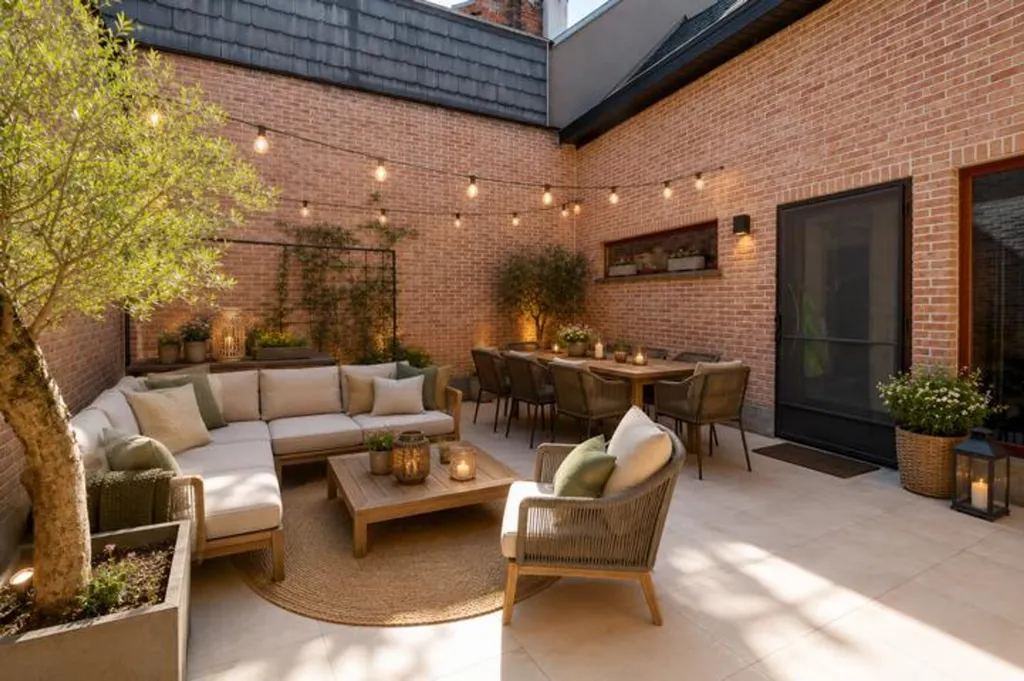 Jardin - Maison avec Terrasse dans le Centre de Baasrode