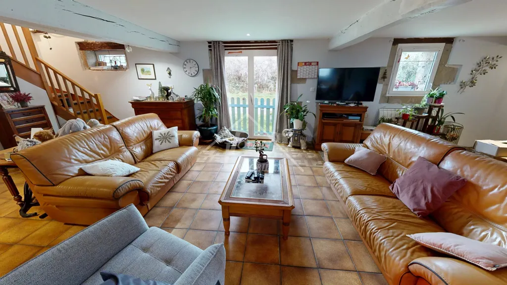 Séjour - Maison de Campagne avec Vue Panoramique à Gipcy