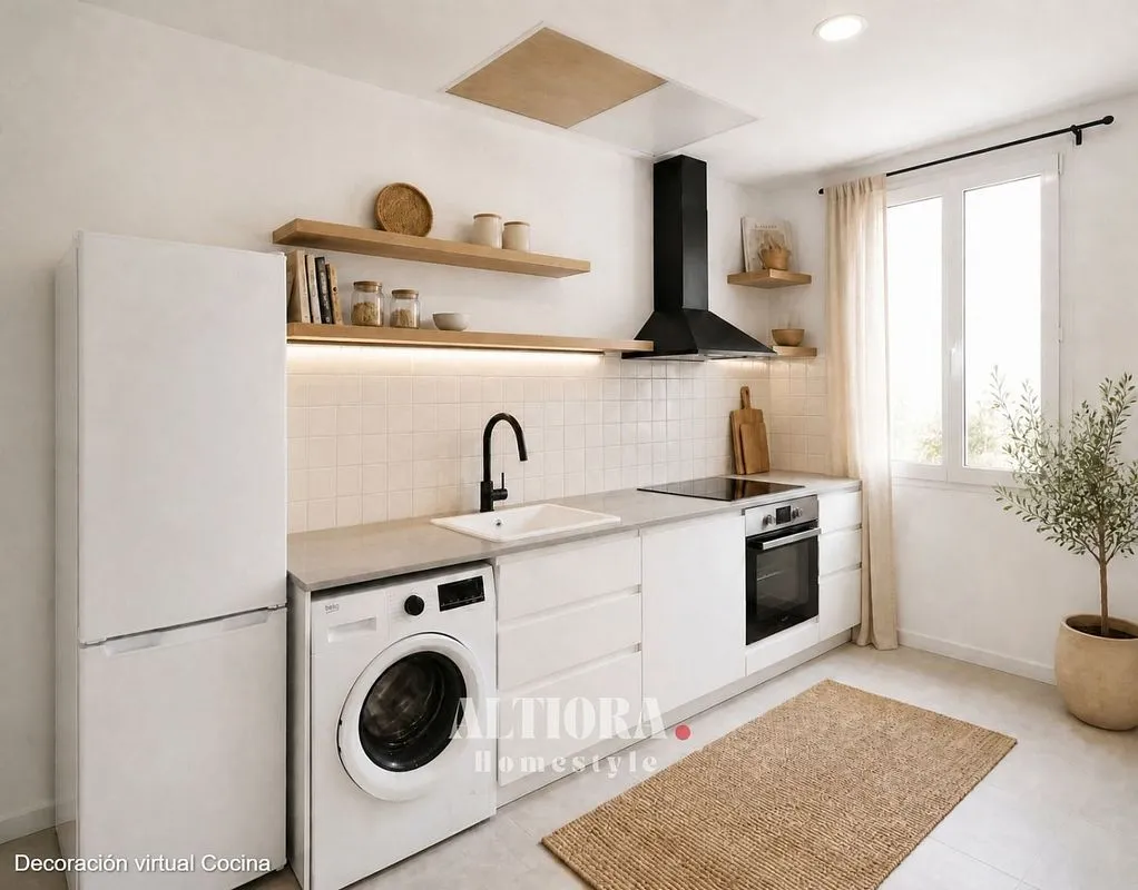 Cuisine - Flat with Private Terrace in Cádiz Old Town