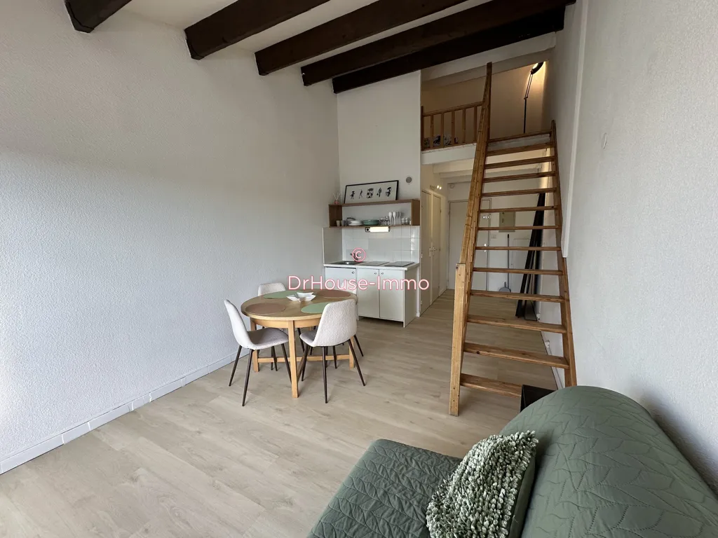 Séjour - Studio avec Mezzanine et Terrasse à Agde