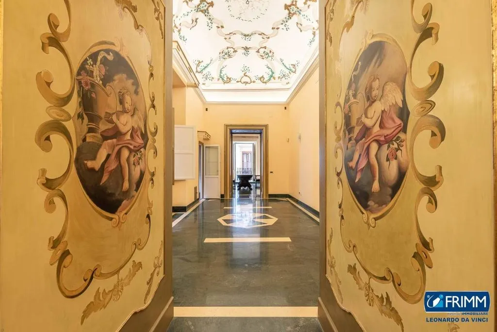 Hallway - Restored Flat with Frescoes in Palermo