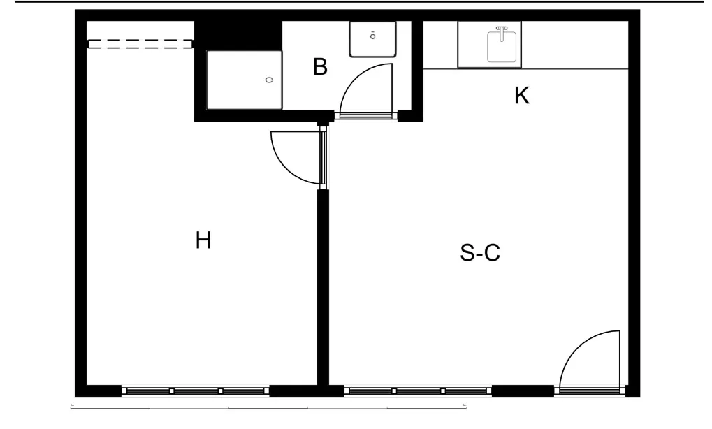 Planimetria - 1 or 2-Bedroom Flats in Aranjuez