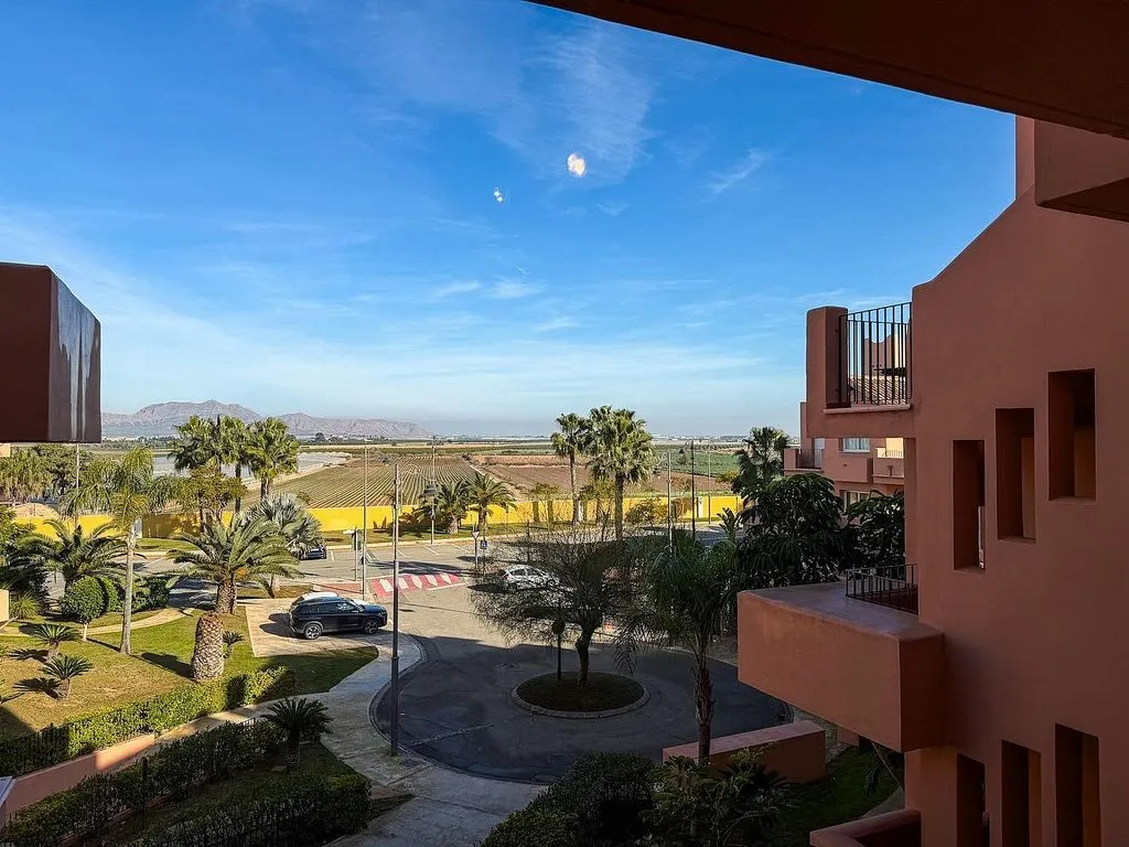 Balcony - Apartment with Pool and Golf View in Mar Menor
