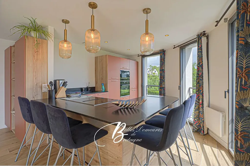 Cuisine - Villa d'Architecte avec Vue Mer à Trébeurden