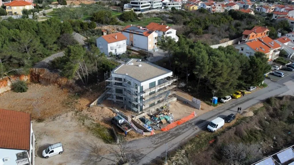 Vue aérienne - Detached House with Sea View in KRK