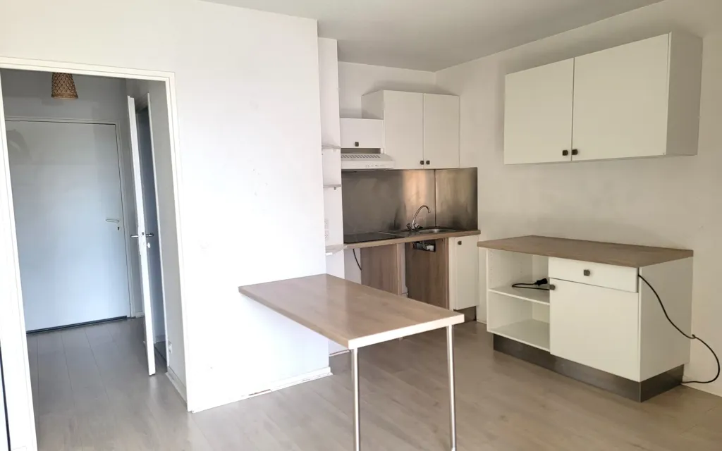 Köök - Bright T2 Apartment with Balcony in Capbreton
