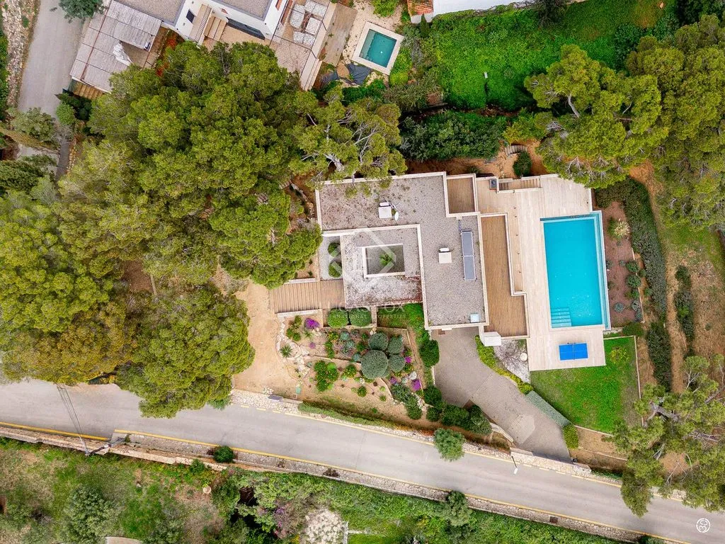 Vue aérienne - Architectural Villa with Sea View in Aiguablava