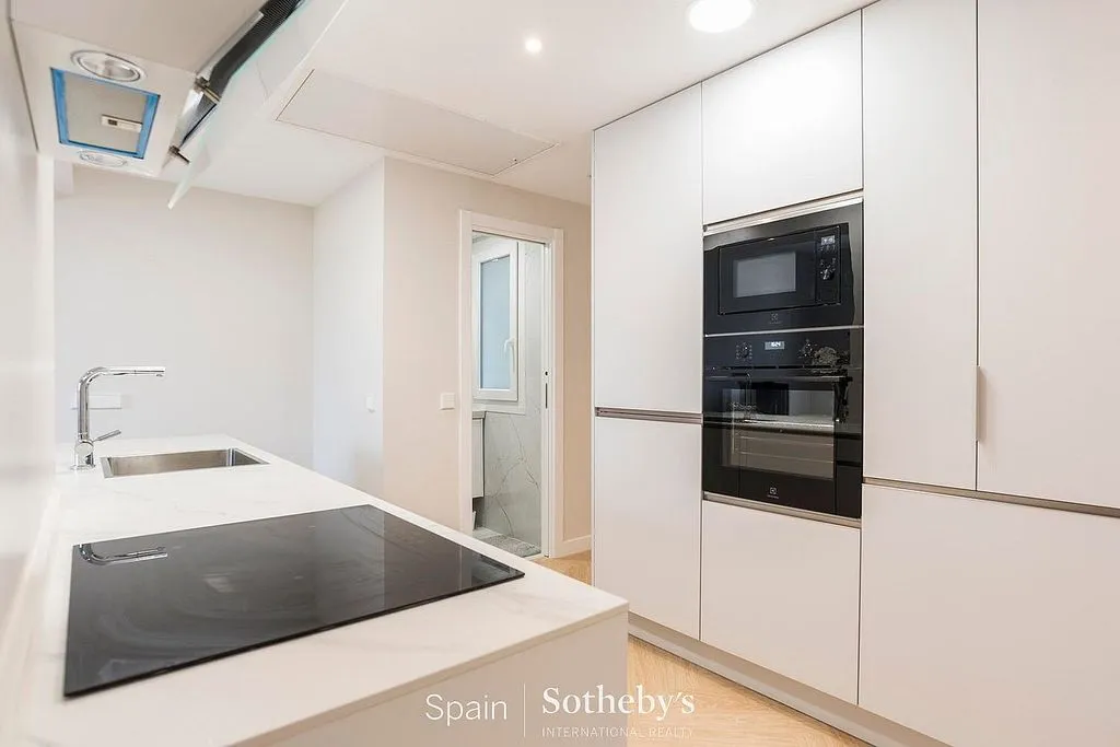 Köök - Apartment with Air Conditioning in Central Madrid