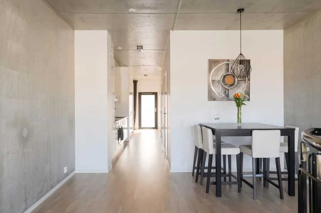 Salle à manger - Industrial-Style Flat with Workspace in Norra Sorgenfri