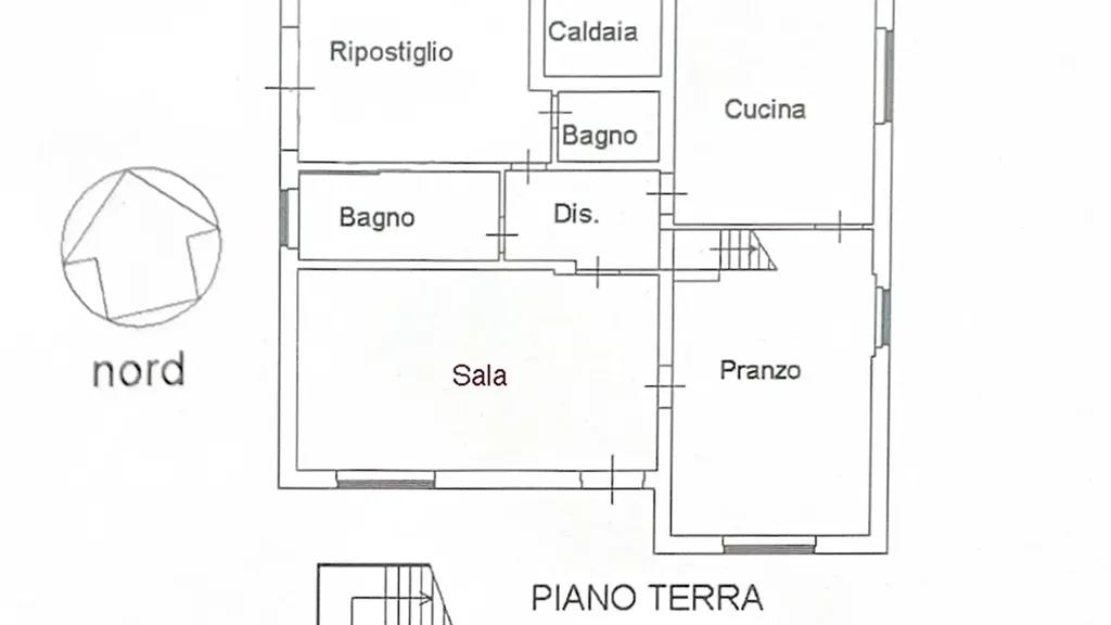 Plan - Rustic Villa with Solar Panels in Lucca