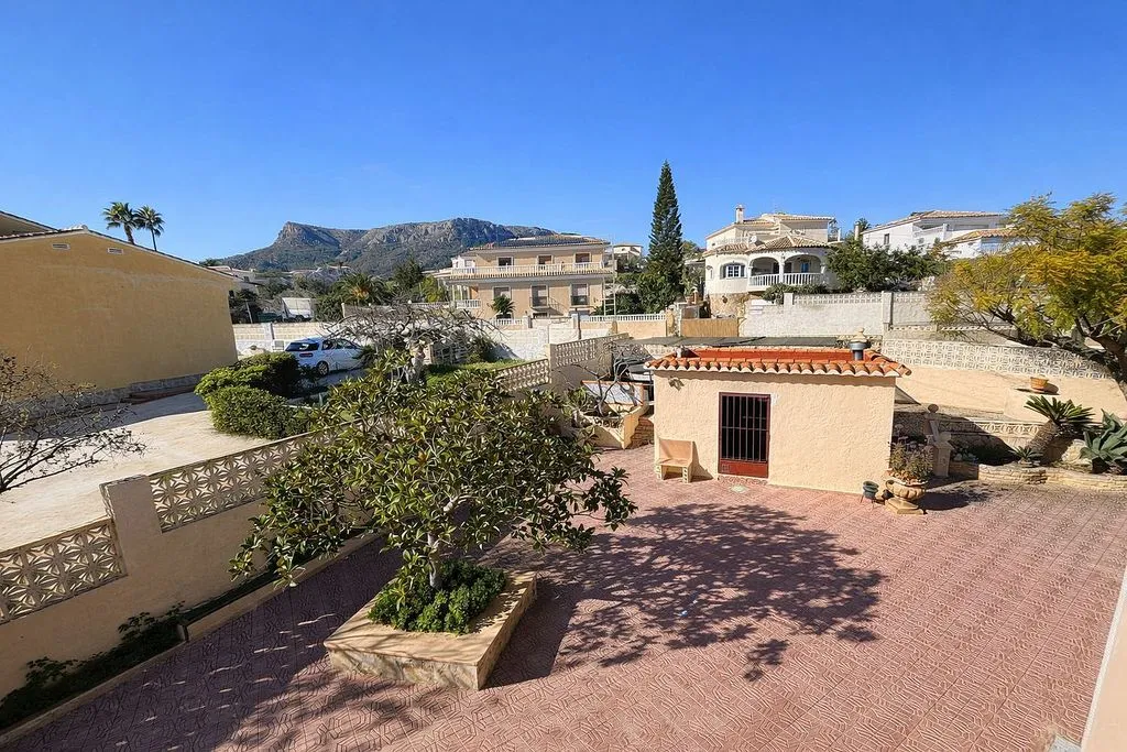 Terrasse - 11-Bedroom Chalet with Pool in Calpe