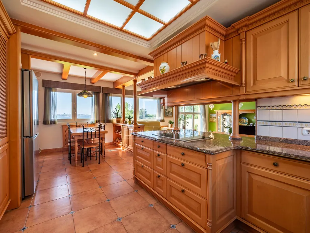 Cuisine - Terraced Villa with Sea Views in Lians, A Coruña
