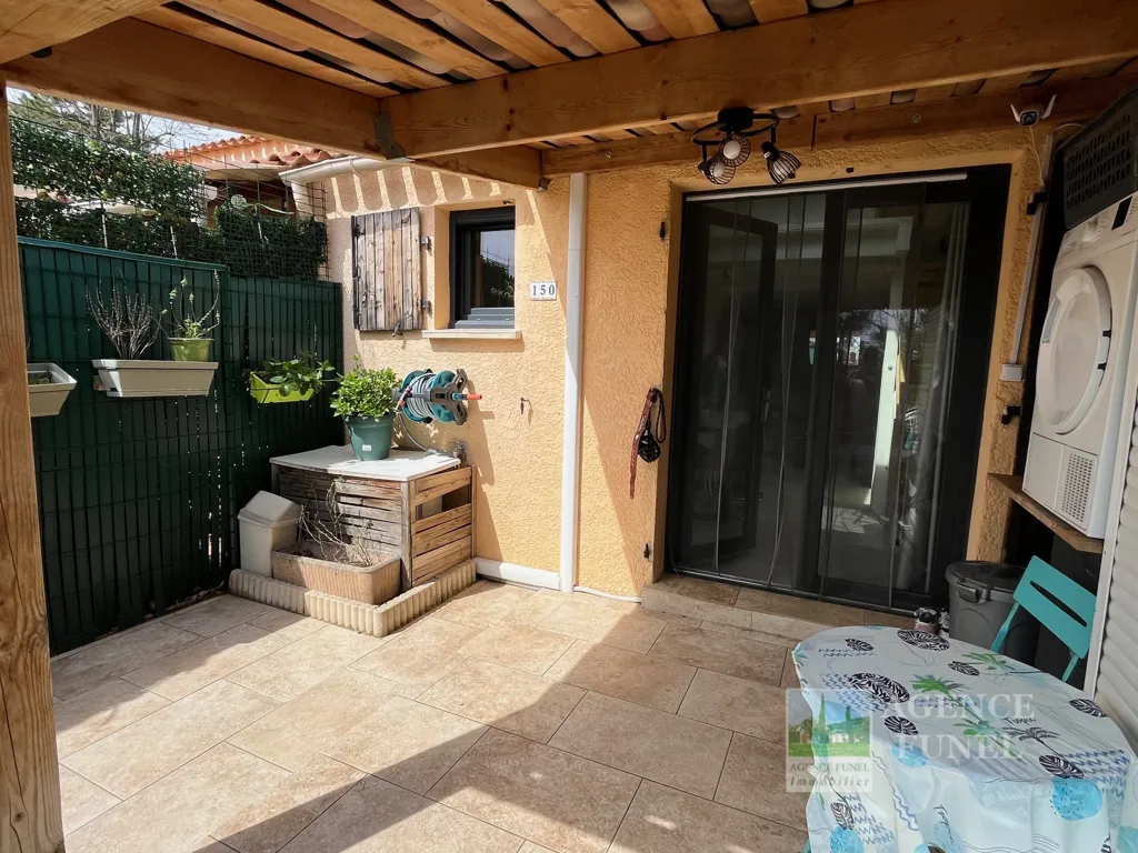 Terrasse - Maison jumelée avec piscine à St Vallier de Thiey