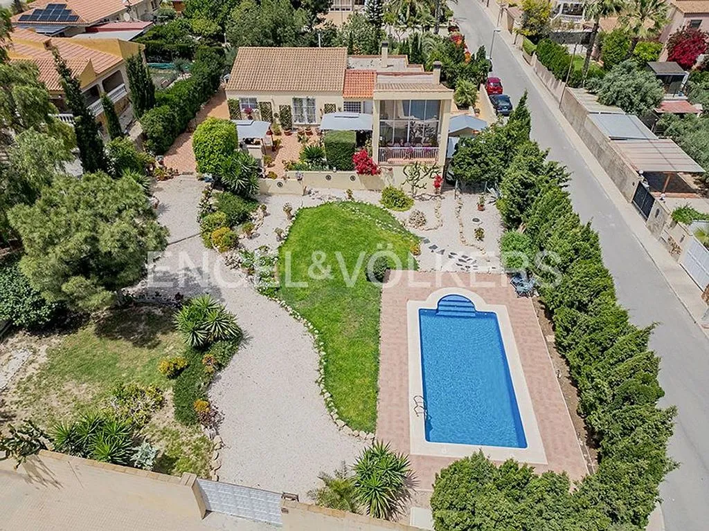 Vue aérienne - Mediterranean Villa with Pool in Mutxamel