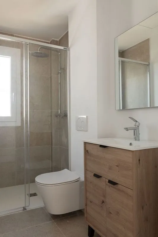 Salles de bain - Chalet with Pool and Terrace in Campos