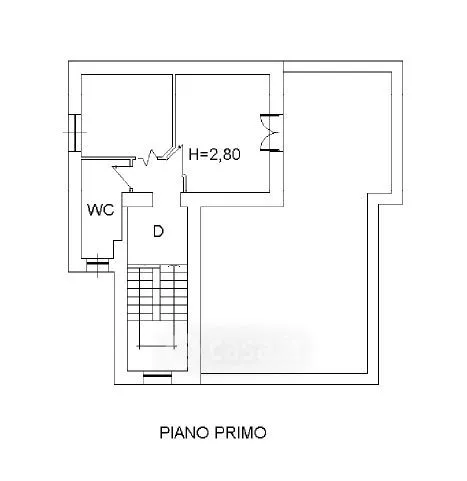 Plan - Apartment with Balcony and Terrace in Matera