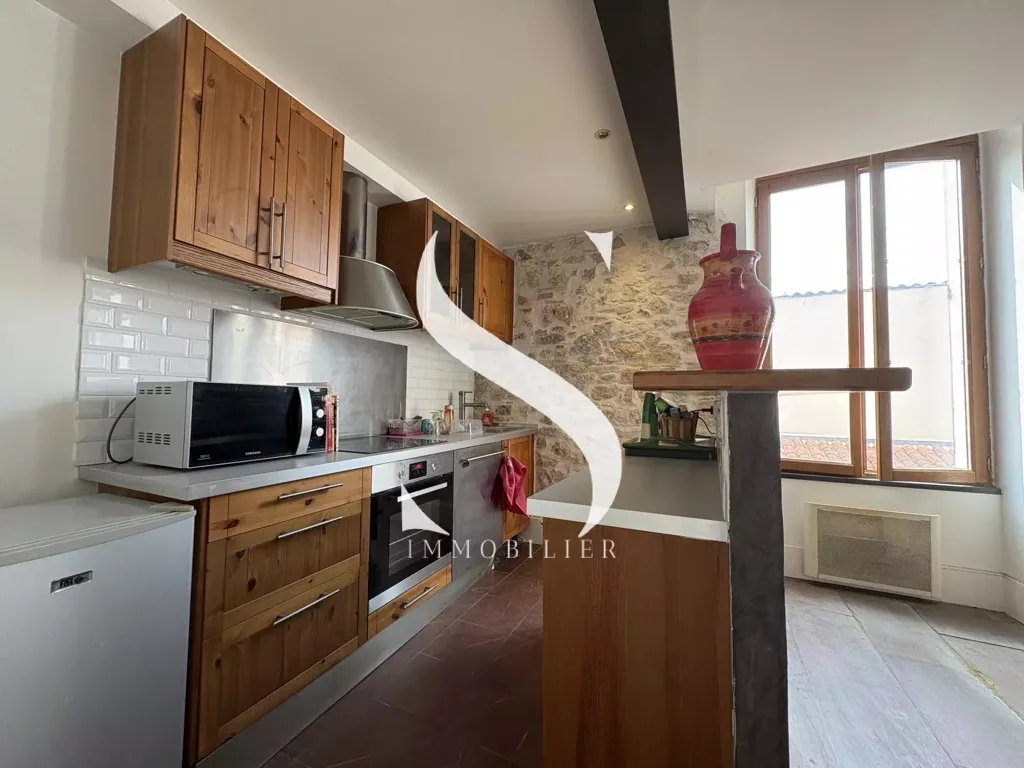 Köök - Charming Duplex with Loft Space in Quiet Area