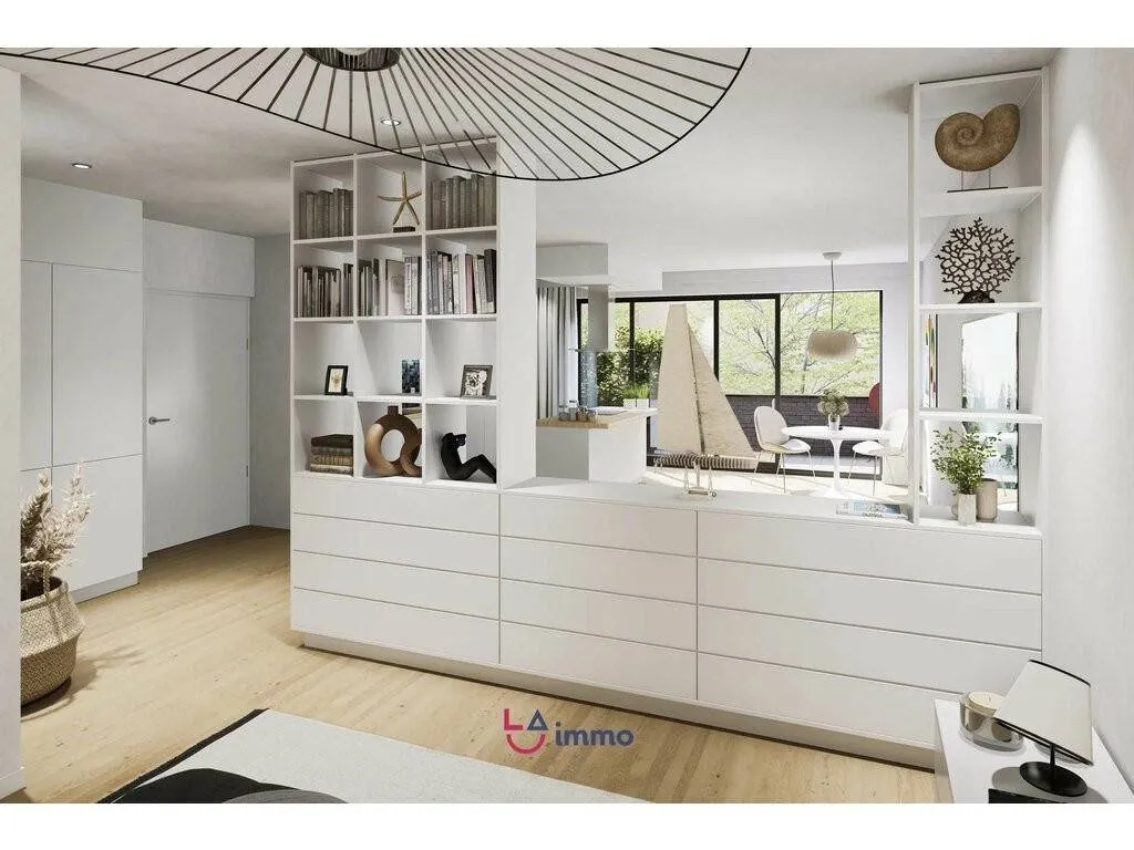 Séjour - Studio Moderne avec Balcon à Neudorf, Luxembourg