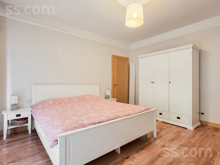 Bedrooms - Furnished Apartment with Panoramic Views in Riga