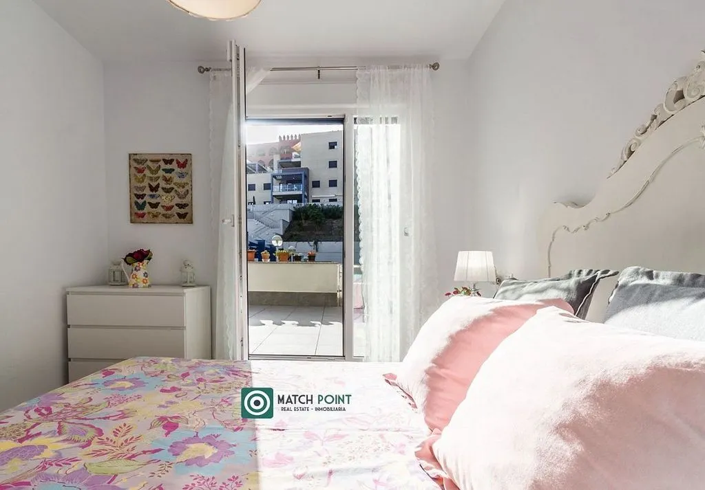 Bedrooms - Apartment with Pool and Terrace near Cabria Beach