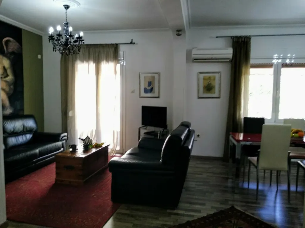 Living Room - Renovated Flat with Balcony in Exarchia, Athens