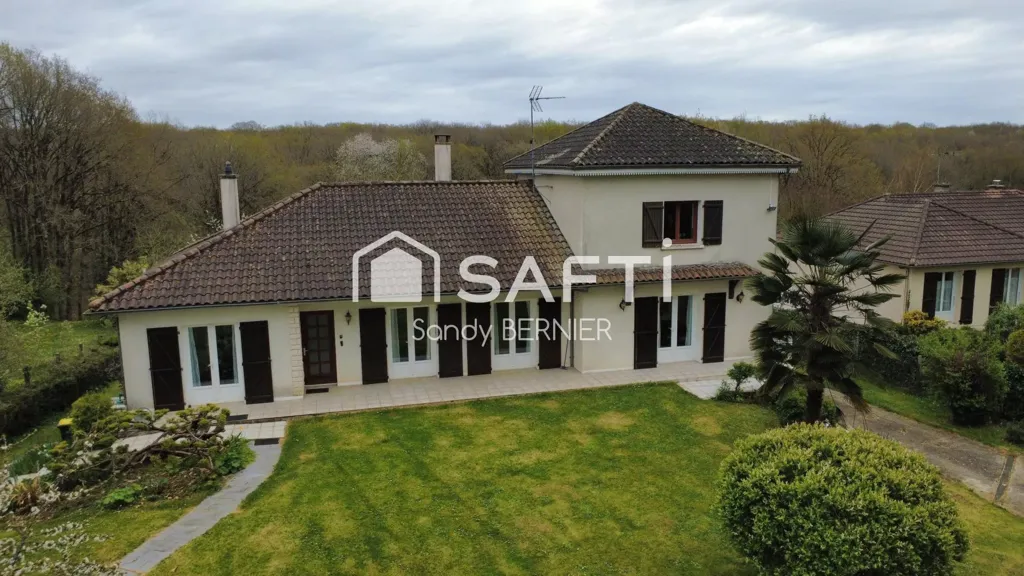 Vista aerea - Villa with Studio and Forest Access in Nouaille-Maupertuis