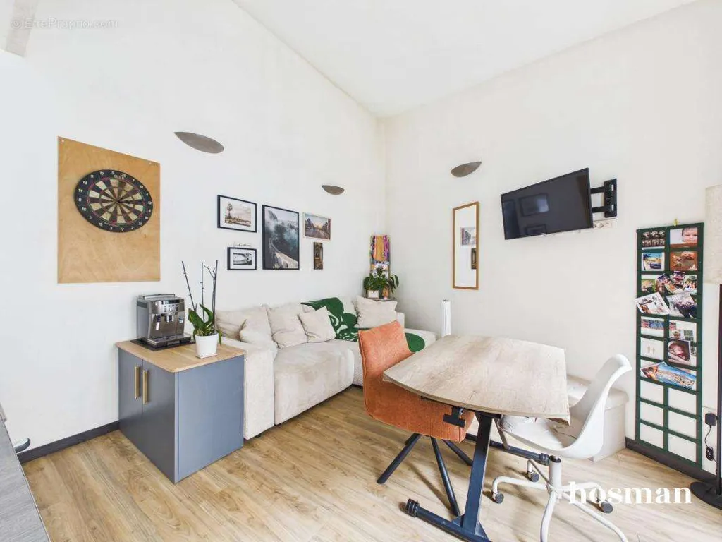 Soggiorno - Duplex with Balcony in Montparnasse, Paris