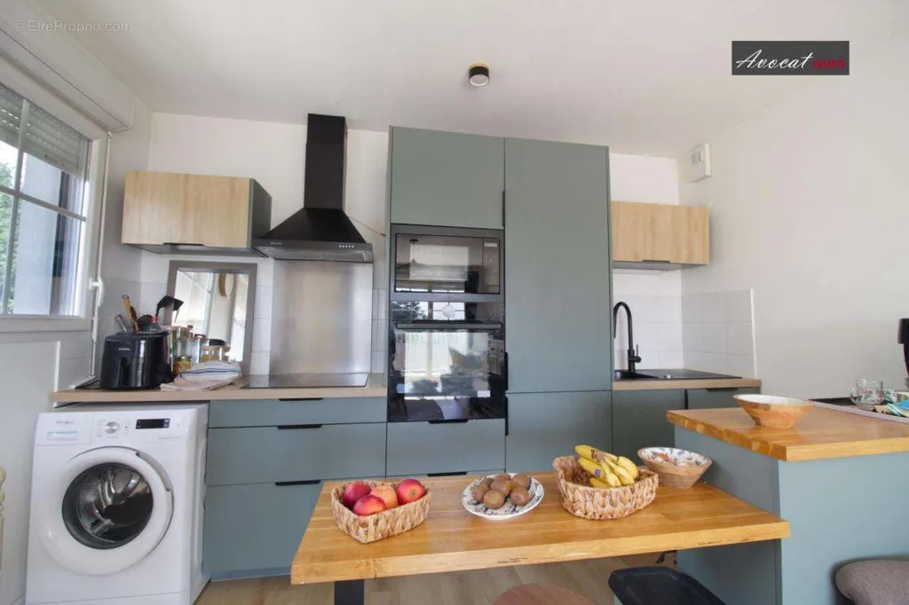 Cuisine - Appartement en Lisière de Forêt avec Balcon à Paris
